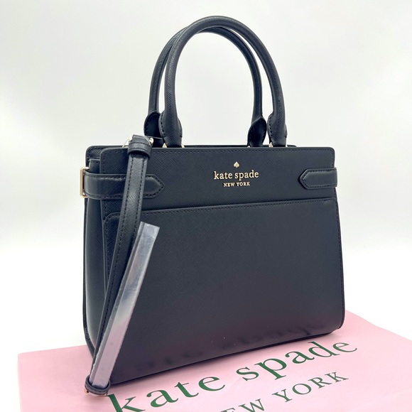kate spade Handbags - Kate Spade Staci Medium Satchel Bag Black
